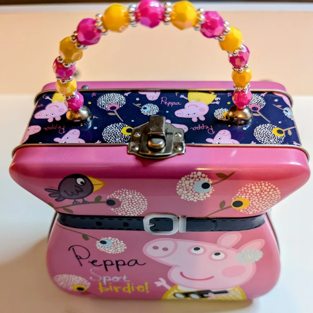 ✨ Peppa Pig “Spot the Birdie!” Metal Tin Purse – NWOT ✨